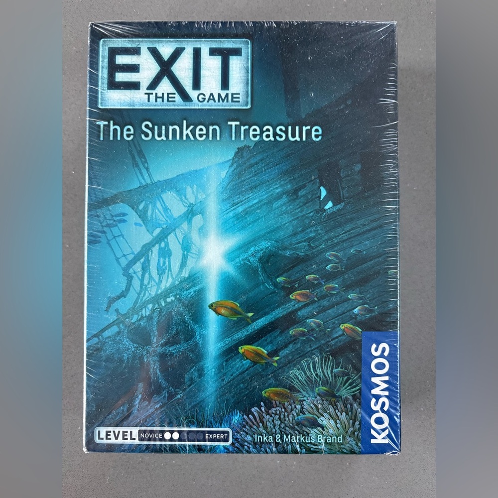 Kosmos Exit: The Sunken Treasure Game NEW sealed Escape Room Game